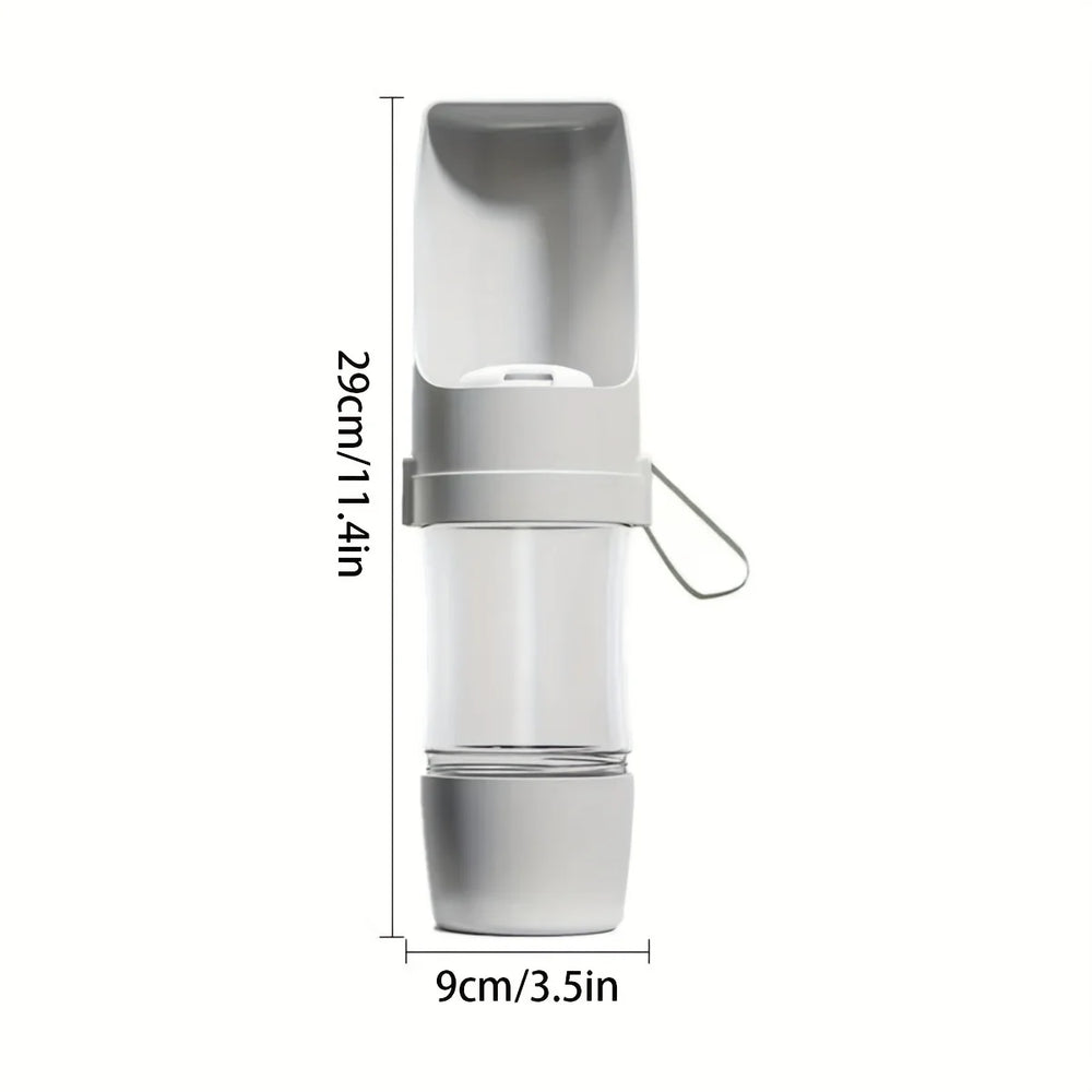 Botella de Agua Portátil 2 en 1 para Perros